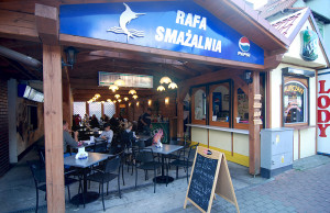 Łeba - smażalnia ryb RAFA
